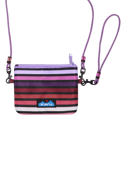 Green Pink & Red Bag Strap Stripe Design Crossbody Bag 