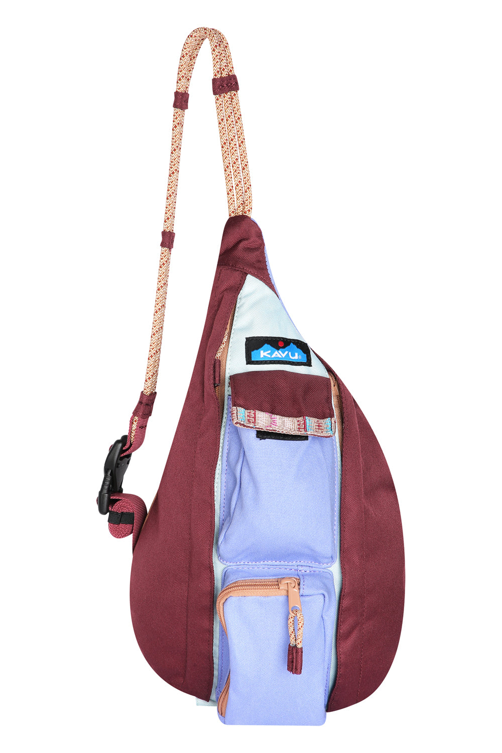 kavu rope bag purple rain Mini Remix Rope Bag