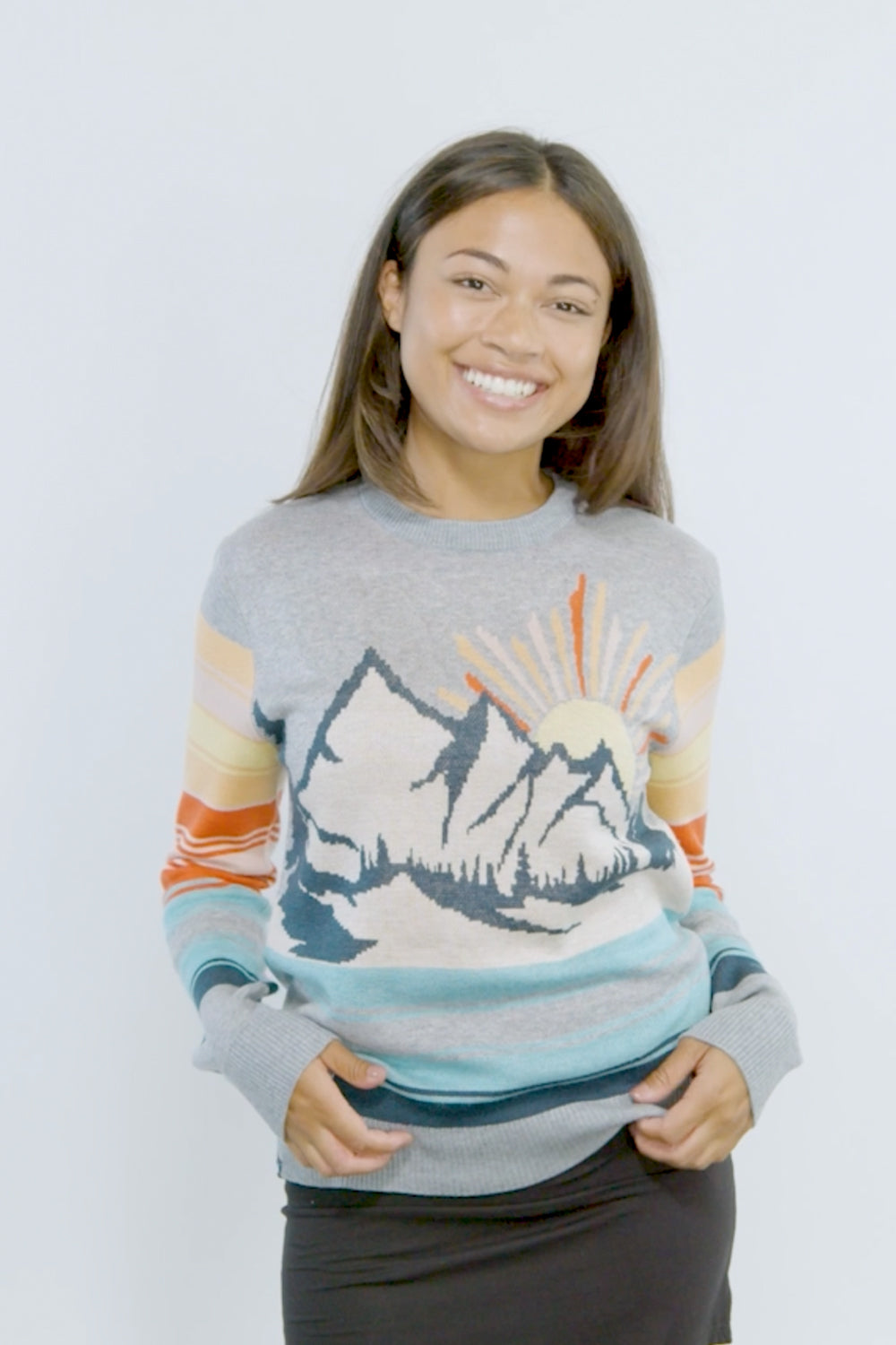 Overdraw Hibiscus Sanded Fleece Crewneck — Hanalei Surf Co.