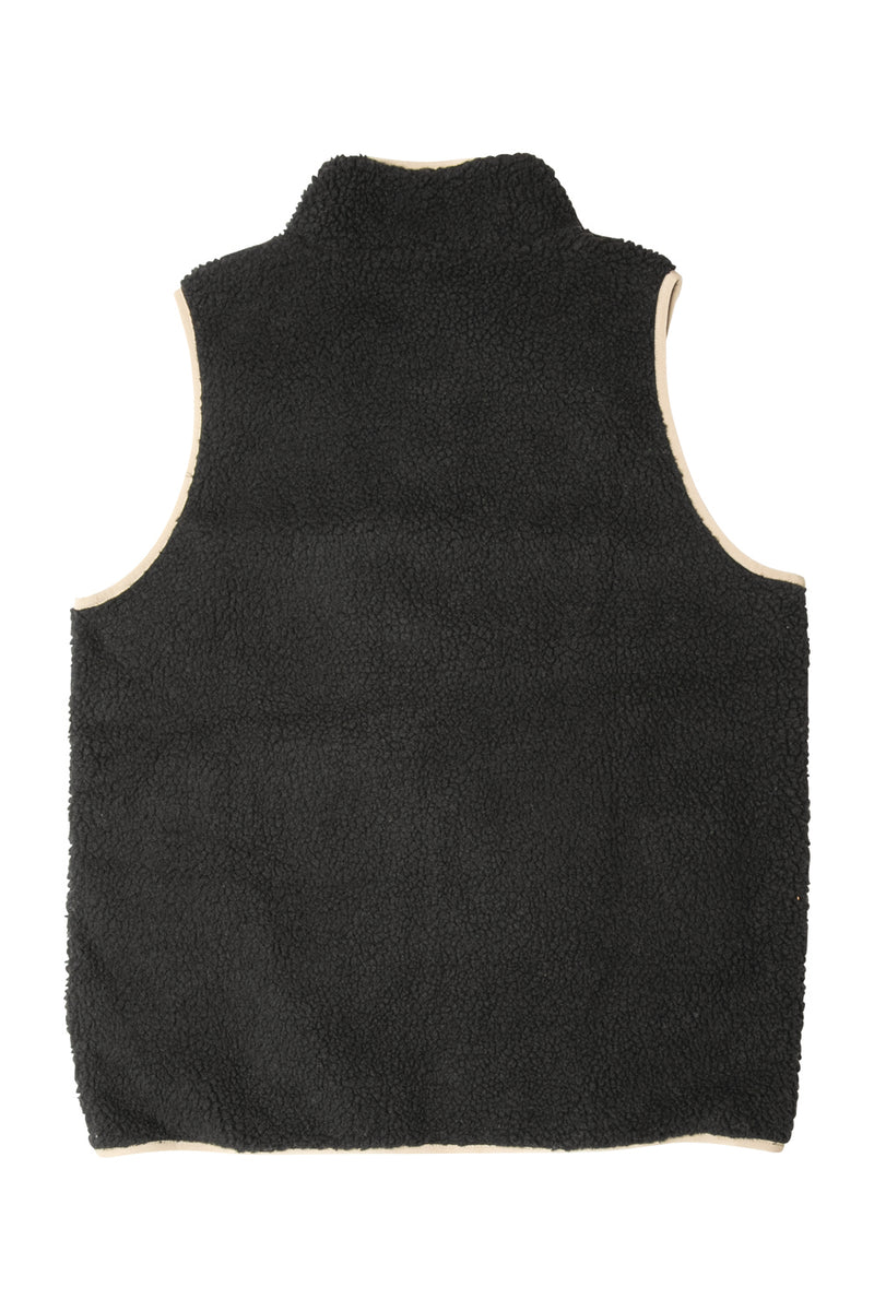 Raw Edge Vest - Black, XS / Black