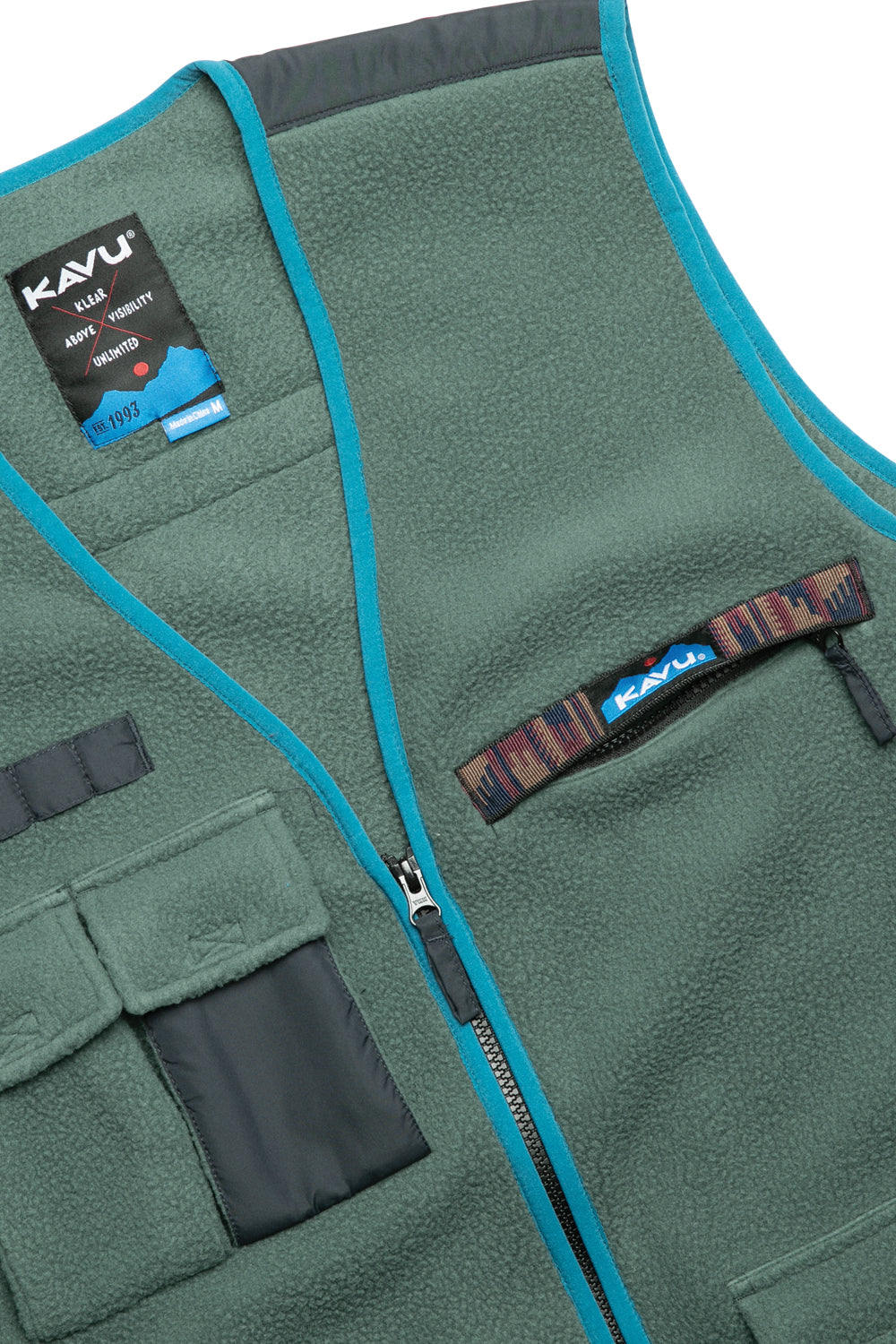 Kavu Men s Fleece All Nighter Dark Forest XS Small