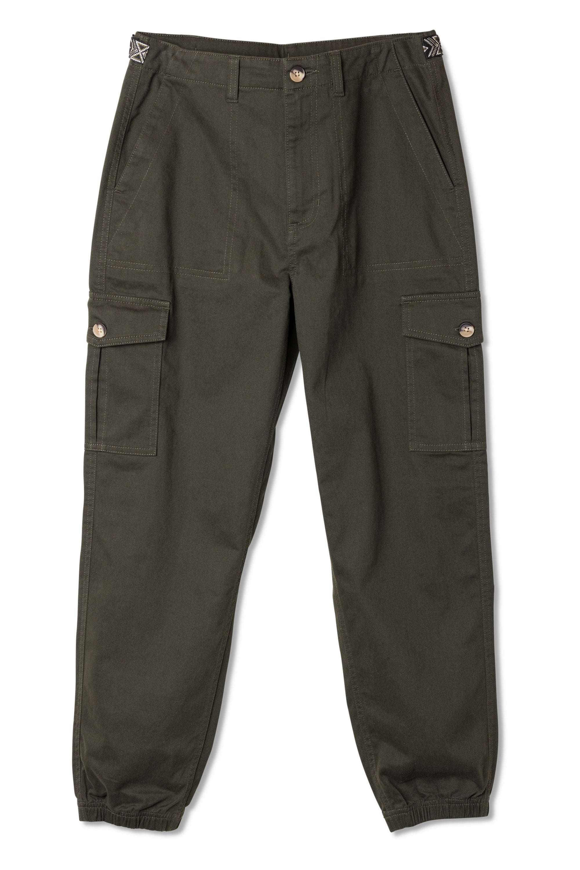 nokcha original】tuck oval twill pants/ 2colors - NOKCHA