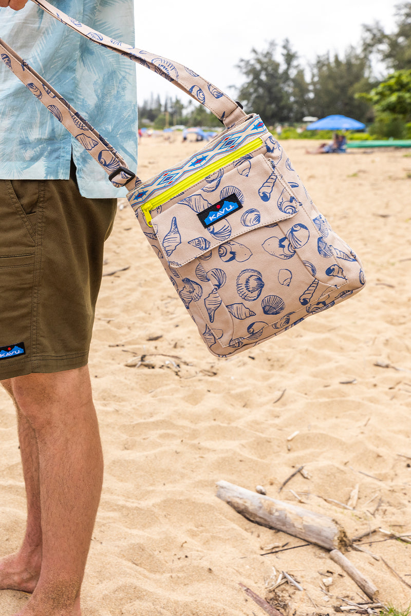 Amazon.com | KAVU Bettles Bay Barrel Mini Duffle Bag-Doily Wonder One Size  | Sports Duffels