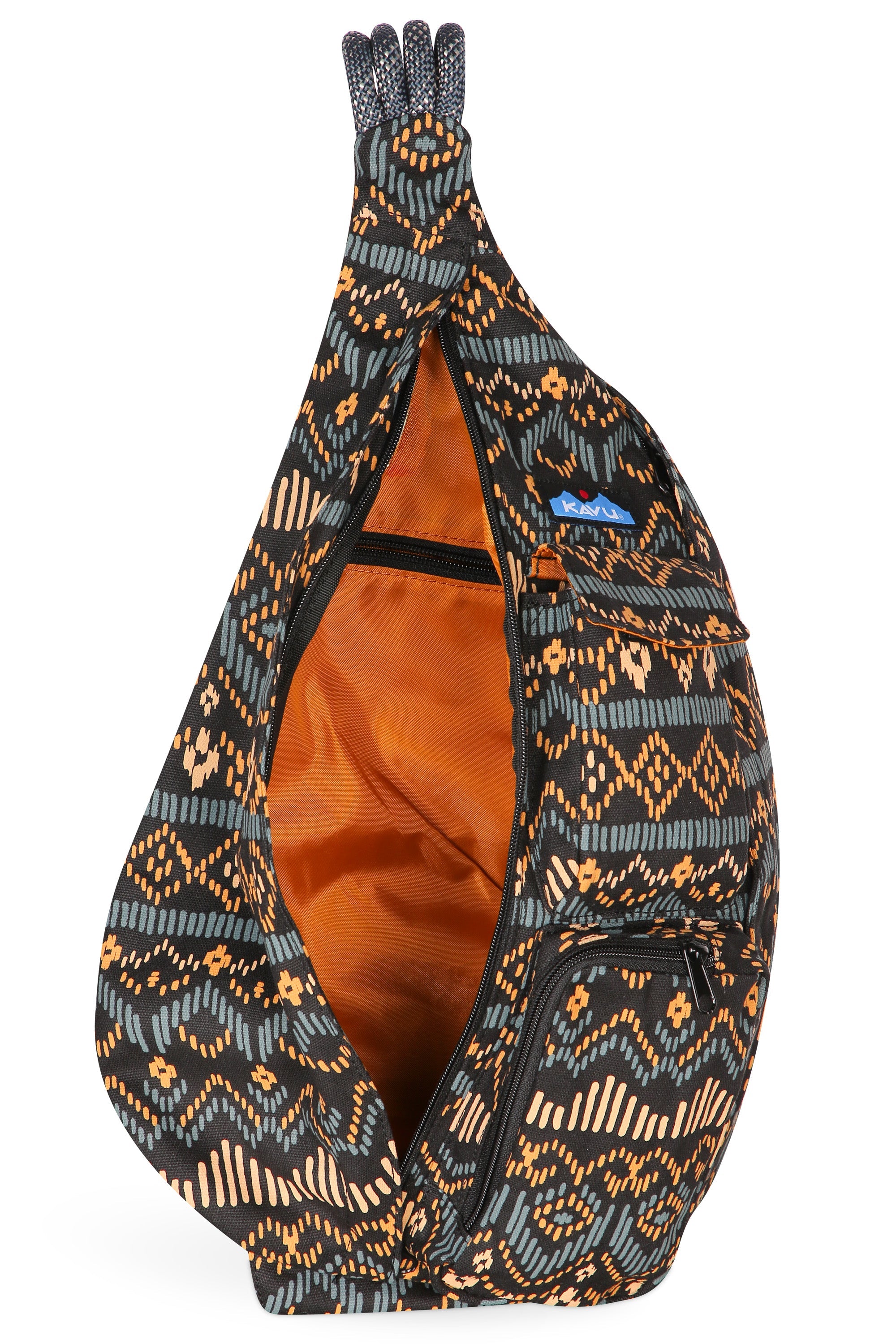 kavu cotton mini backpack Shuttle Sack it is comfortable to wear and gives you hands Kavu Mini Remix Rope Bag