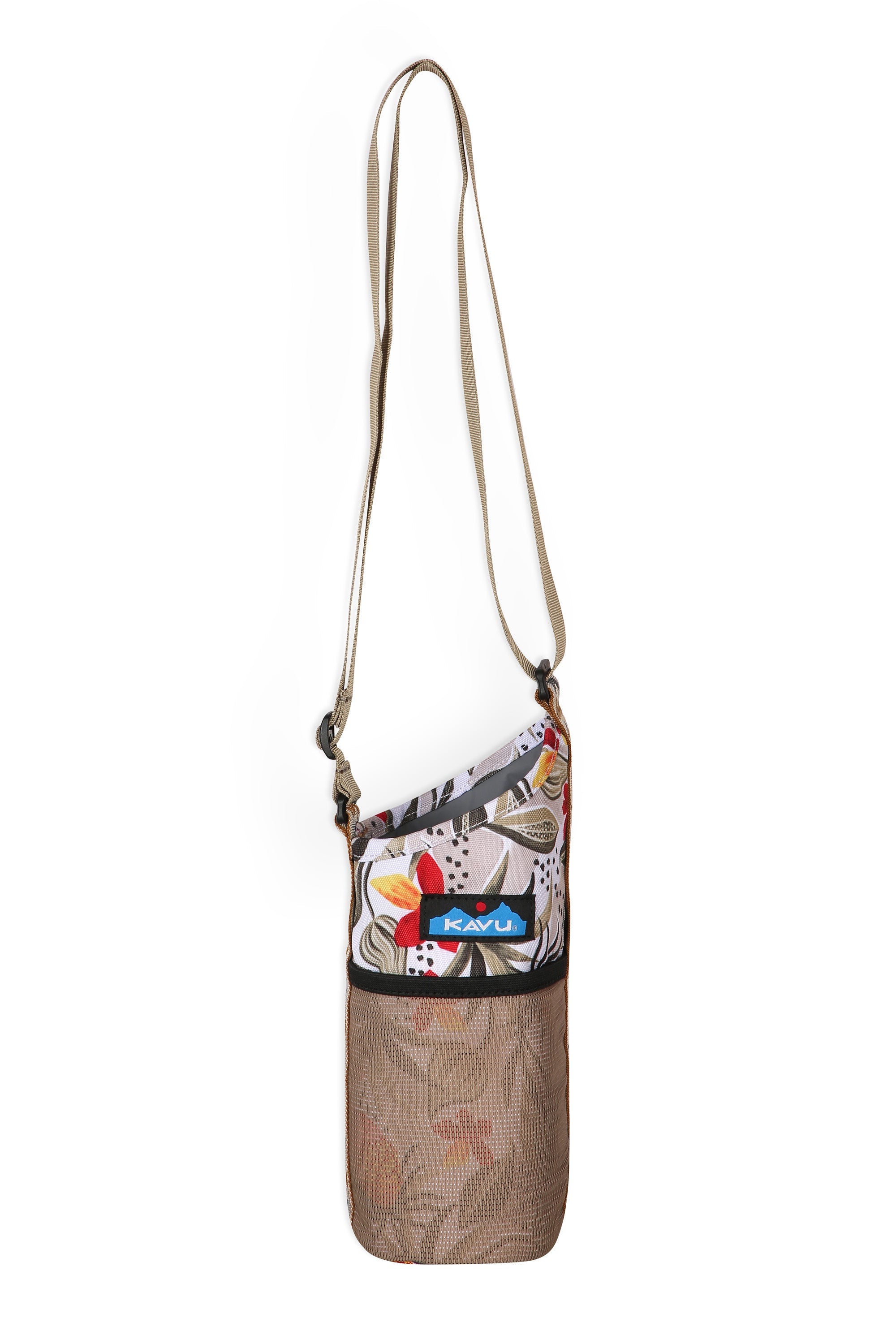 KAVU Slurp Slurp Portabottiglie Isolato A Tracolla - Fogliame Autunnale, Taglia Unica, Adatto A Bottiglie Fino A 32oz