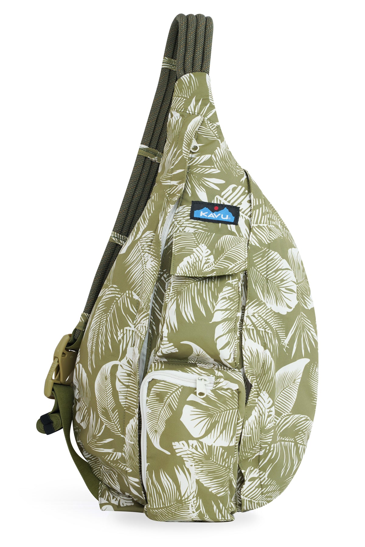 Kavu Green rare Aztec Y2k Patterned Women\'s kavu sling bag NEW* KAVU GREENHOUSE Bag Rope Sack Crossbody Sling Backpack  main image 4
