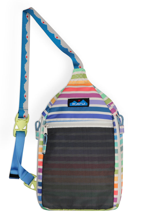 KAVU Stripe Rope Sack  Sling Crossbody Backpack Kavu Rope Sling Backpack – West Virginia State Parks main image 3