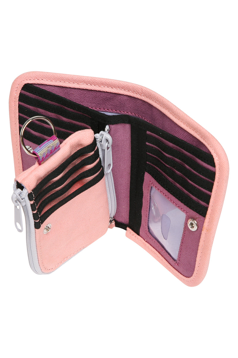 Kipling RFID Purse Wallet MONEY LOVE Medium 3D K PINK Print FW2023 RRP£44 |  eBay