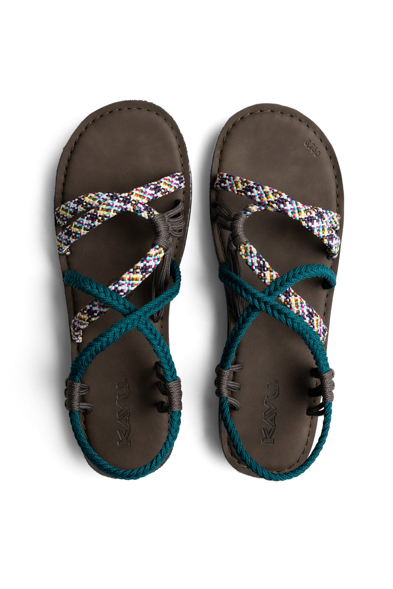 KAVU Alderbrooke Rope - Sandali da donna, Blu vintage., 38 EU KAVU Alderbrooke Rope - Sandali da donna, Blu vintage., 38 EU